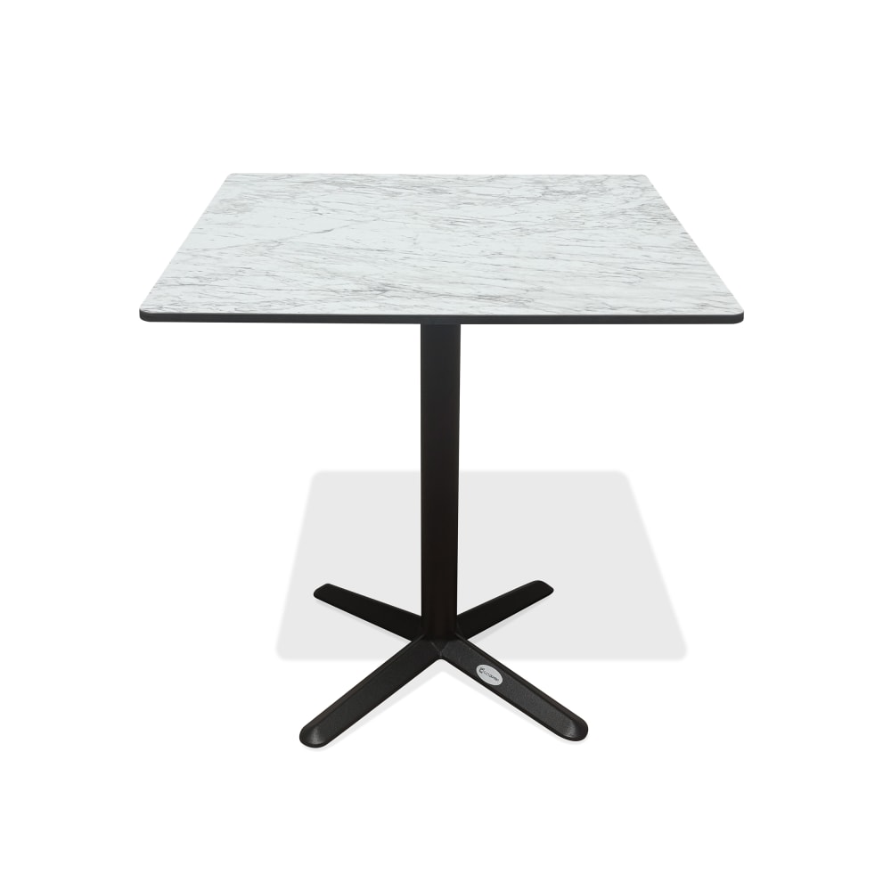 Table carrée de jardin - acier plateau