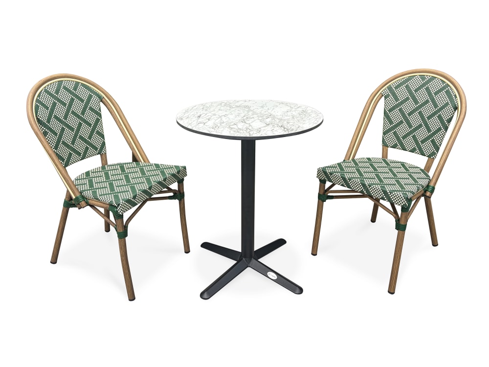 Ensemble repas de jardin - plateau