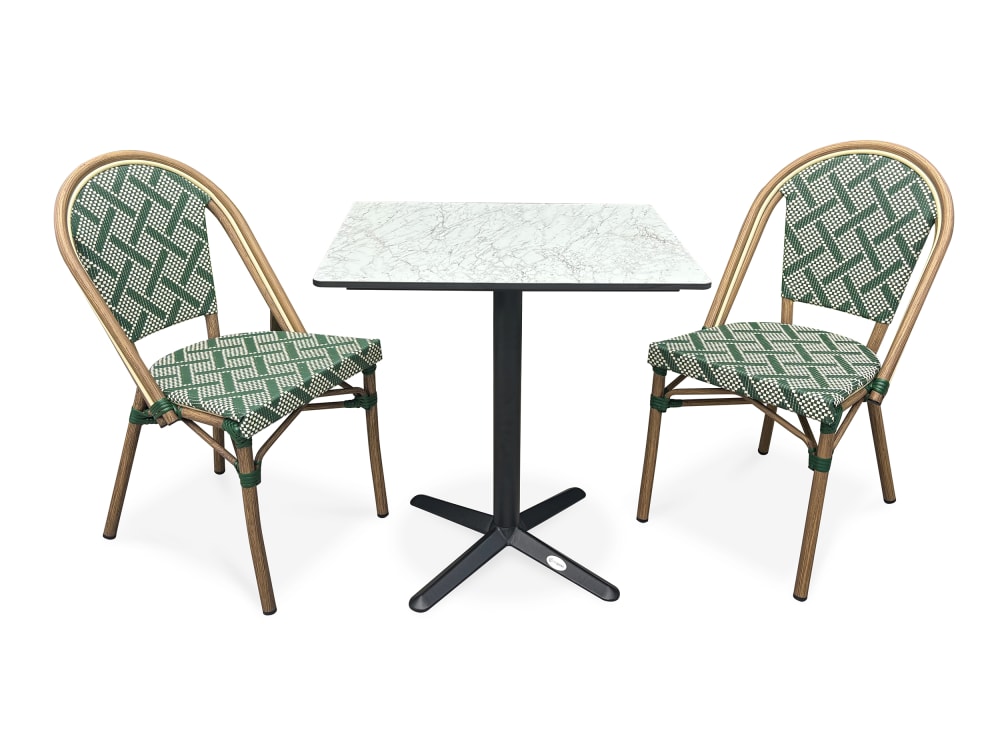 Ensemble repas de jardin - plateau