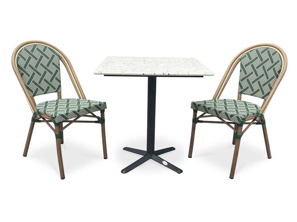 Ensemble repas de jardin - plateau