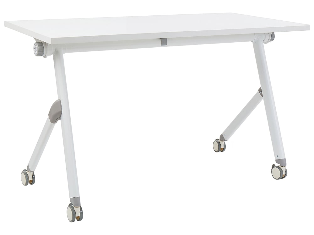 bureau pliable blanc