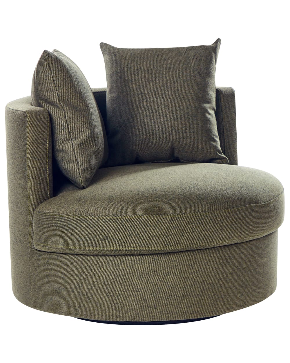 fauteuil en tissu vert