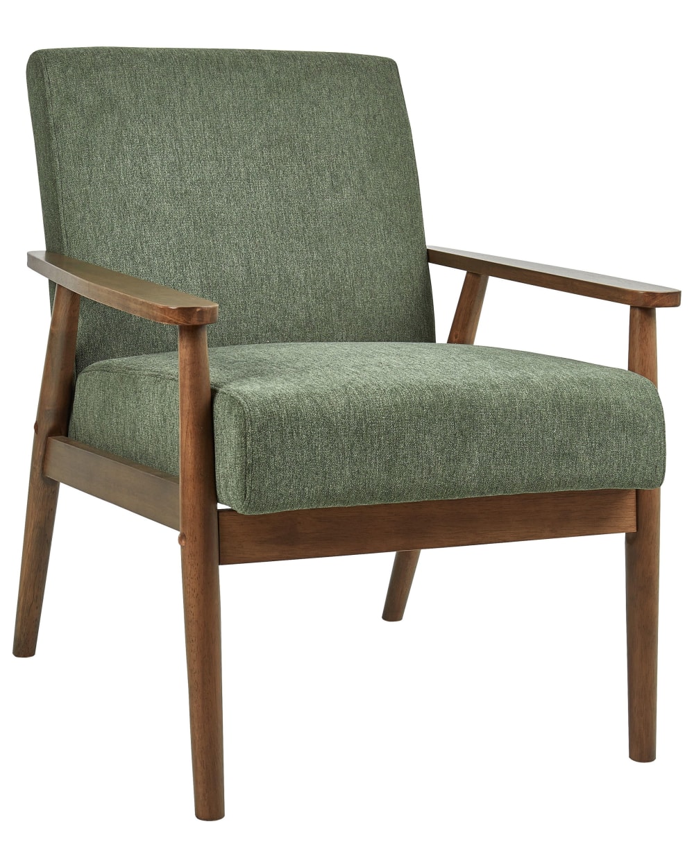 Fauteuil en tissu vert h79 — Beyit