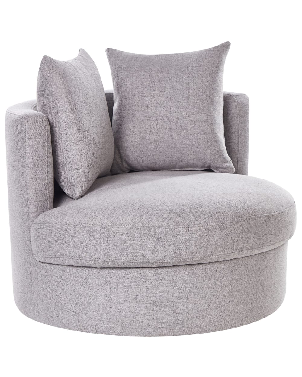 fauteuil en tissu gris