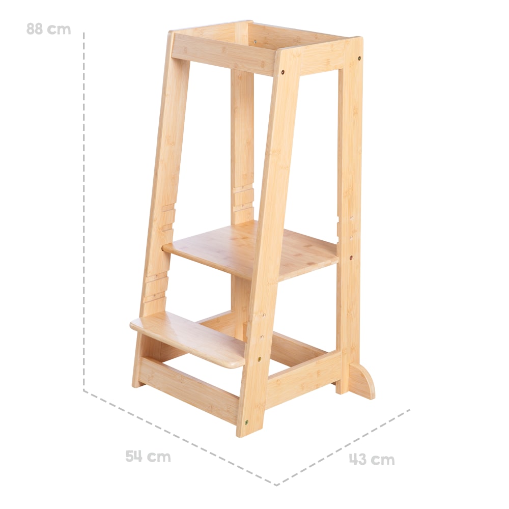 Tour d'apprentissage Montessori en bambou FSC (Roba) - Image 2