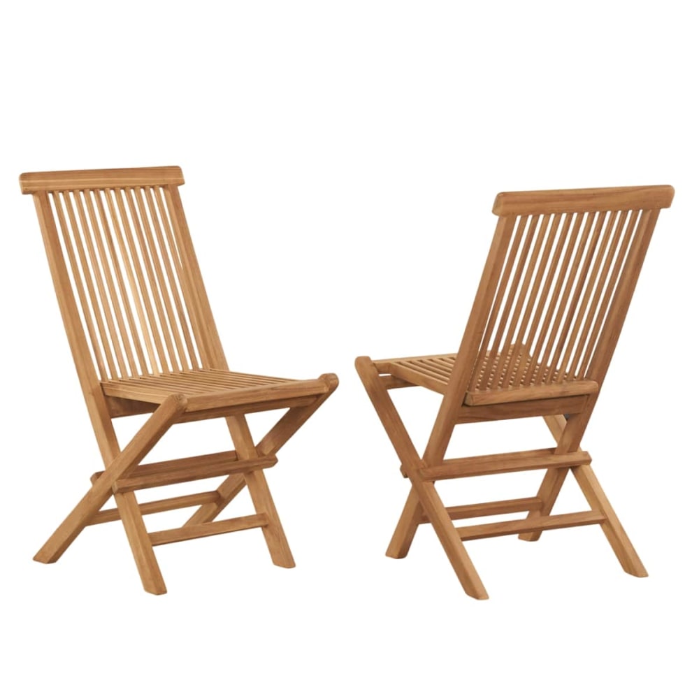 Ensemble de 2 chaises - teck