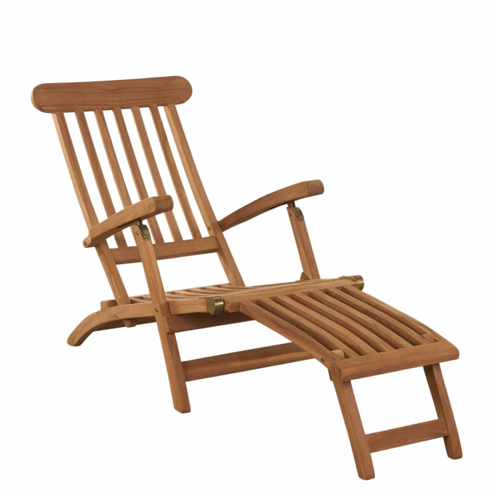 Transat de jardin en teck