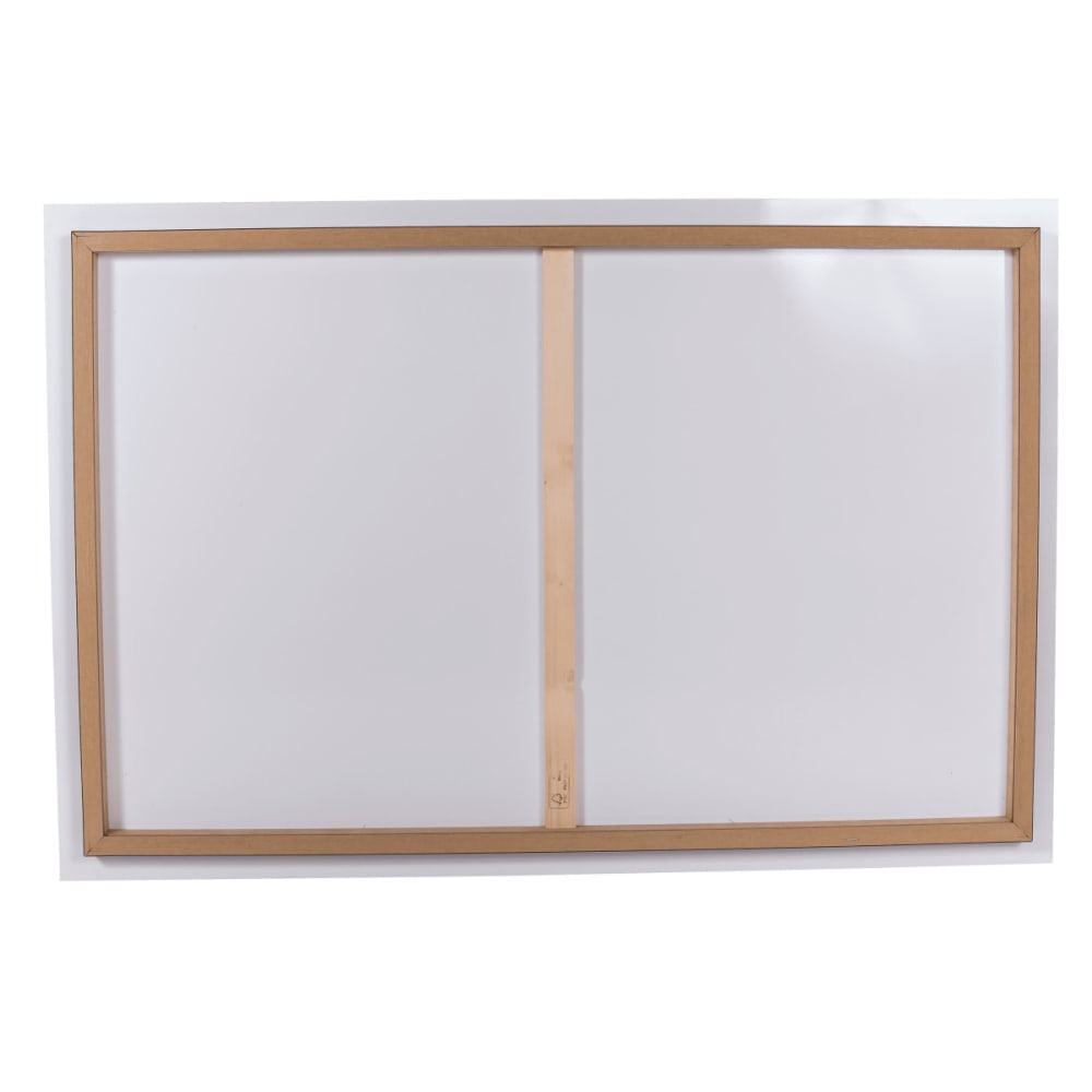 Tableau sur verre synthétique famille lion 80x120