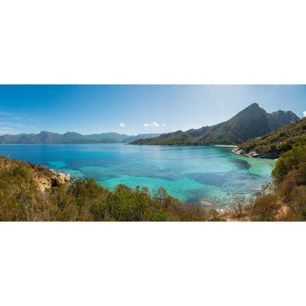 Tableau sur verre synthétique désert Agriates 65x145