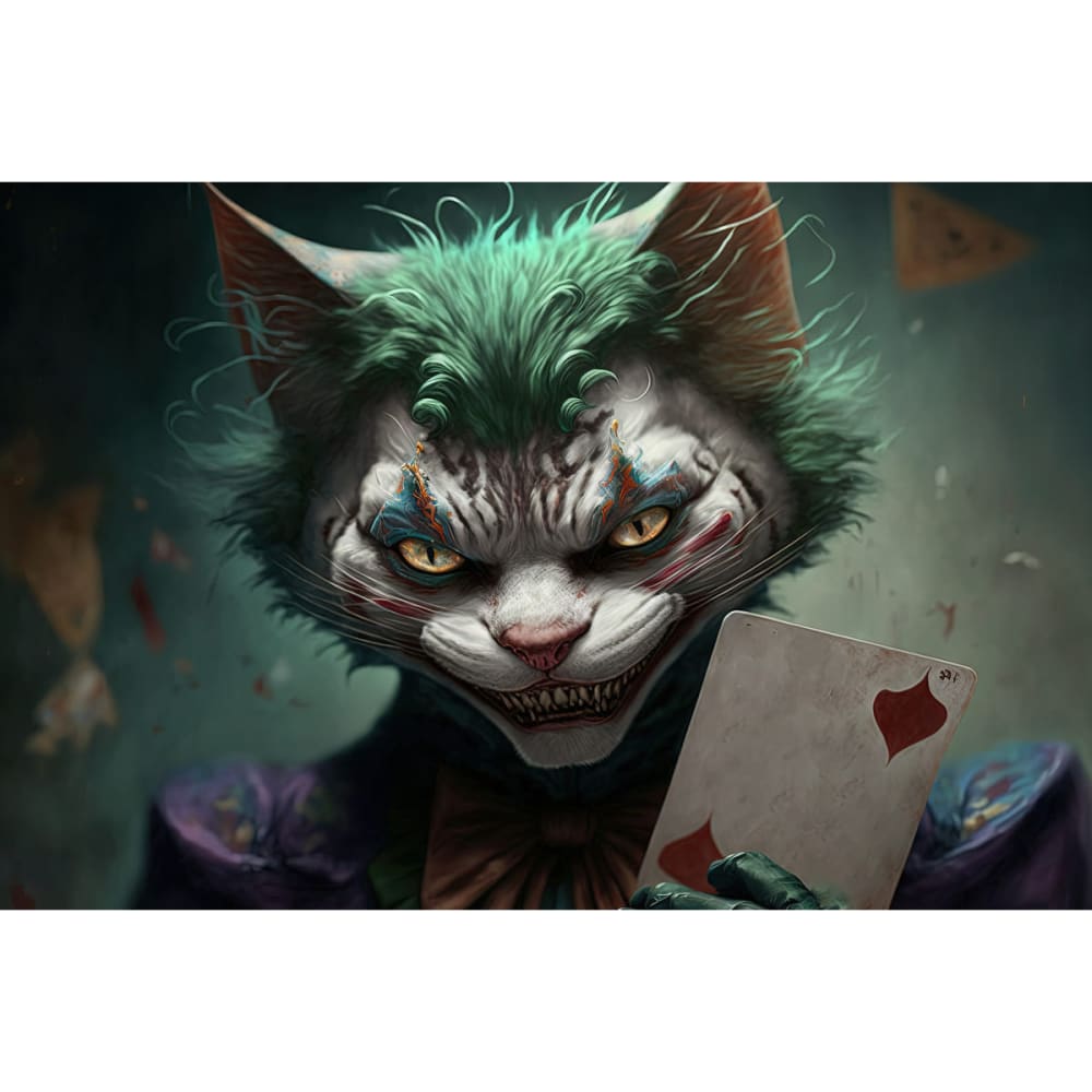 Tableau sur toile Chat Joker 30x45