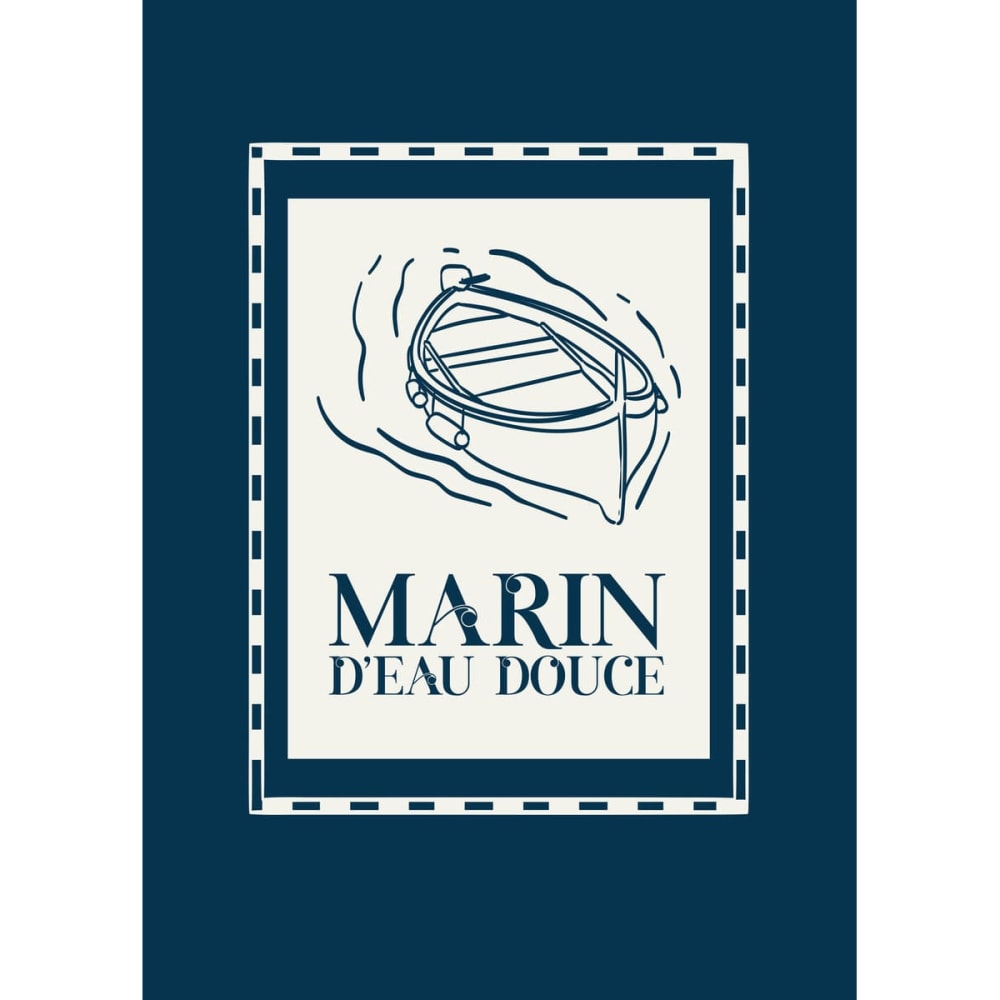 Tableau sur toile Marin deau douce 30x45