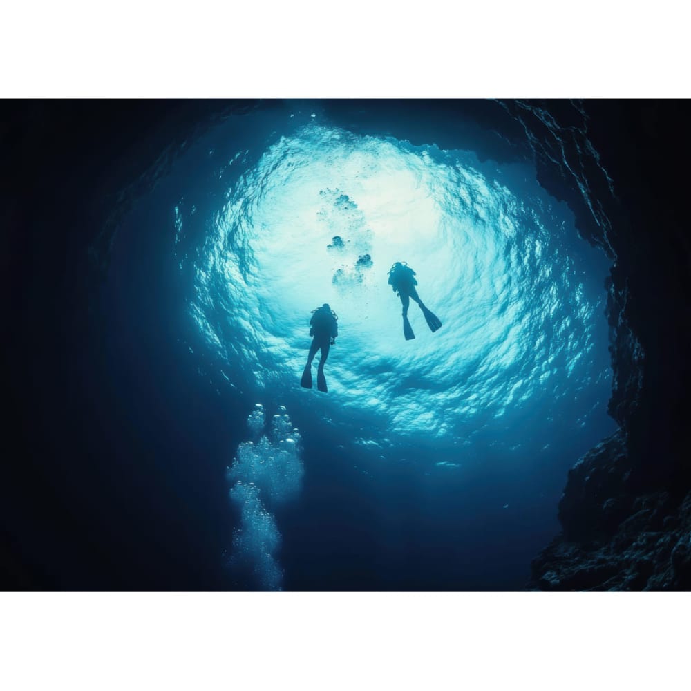 Tableau sur toile plongée sous-marine 30x45