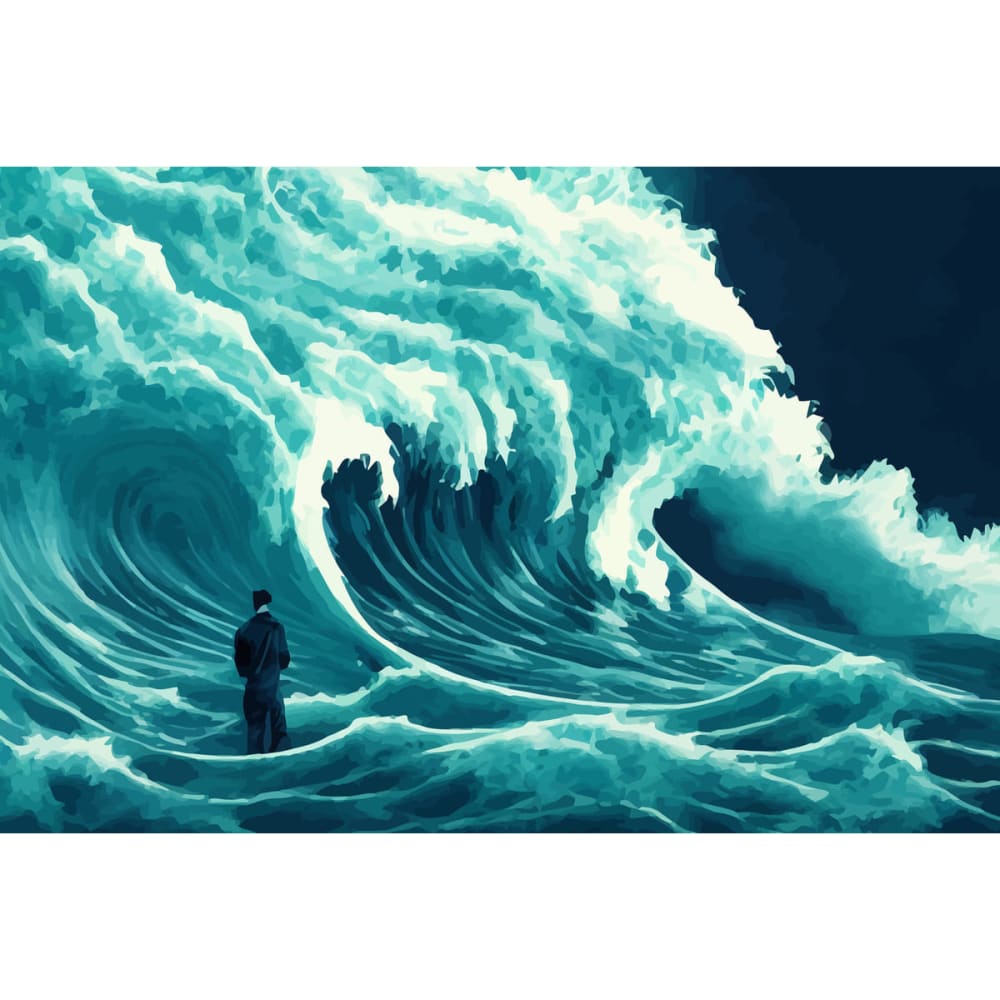 Tableau mural encadré - une