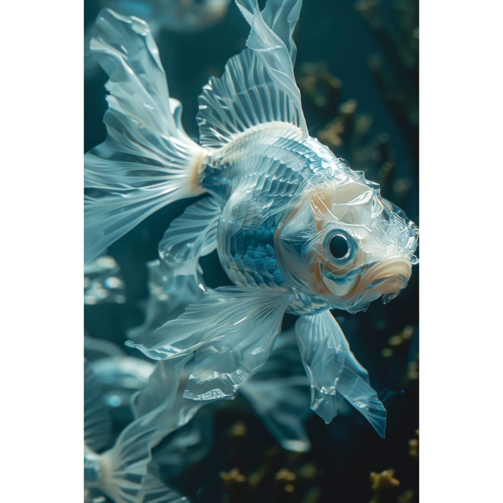 Tableau sur toile poisson sauvage 45x65