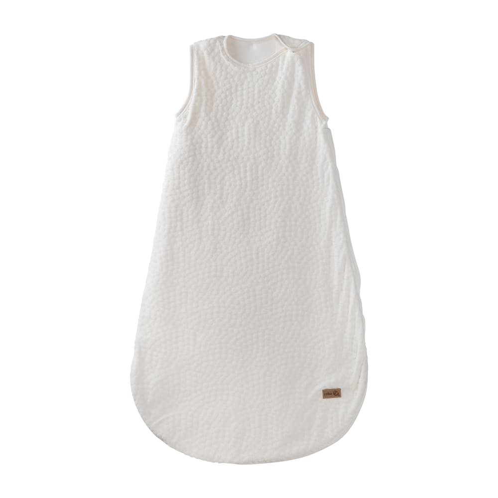 roba Babyschlafsack 90 cm aus Bio-Baumwolle - Weiß / Oyster style modern WEISS Öko-Tex Zertifikat BAUMWOLLE Baby