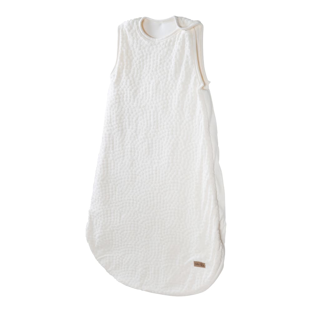 Babyschlafsack 90 cm aus Bio-Baumwolle - Weiß / Oyster - Maisons