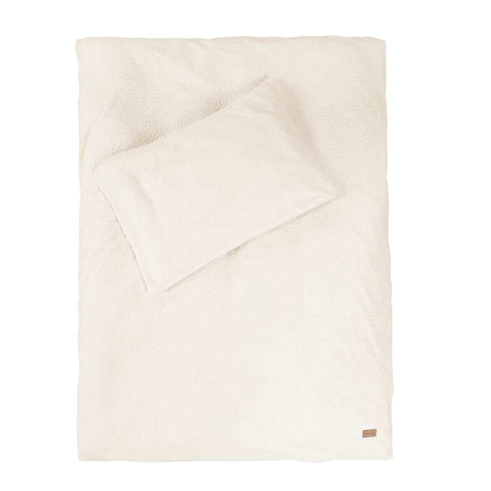 Kinderbettwäsche 100 x 135 oyster / weiß - Maisons Du Monde