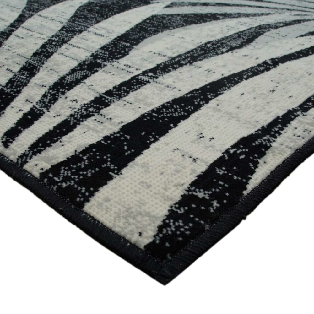 Tapis terrasse moderne noir 160x230 — vue 4