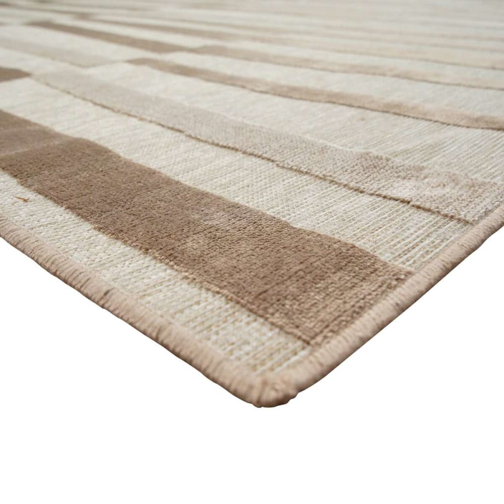 Tapis à relief moderne marron clair 120x160 — vue 4