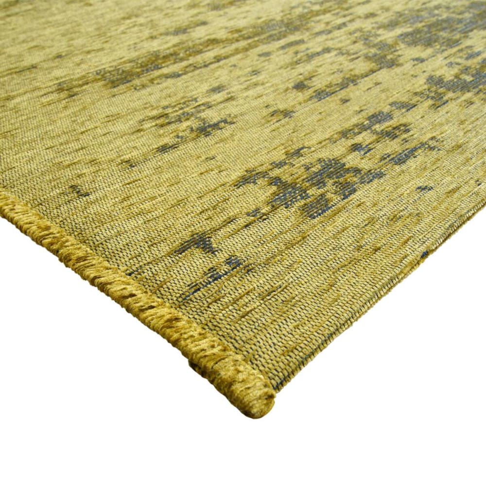 Tapis moderne motif abstrait jaune 160x230 — vue 4