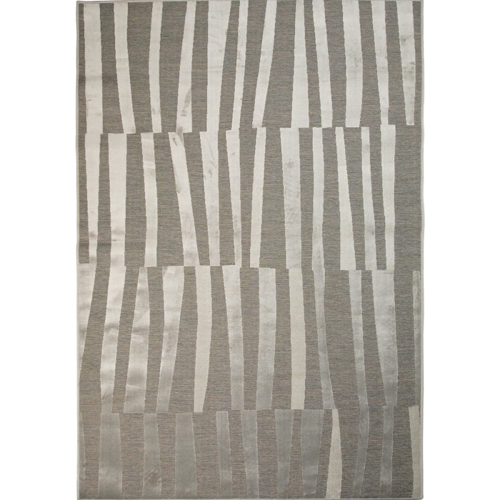 Tapis à relief moderne gris 160x230