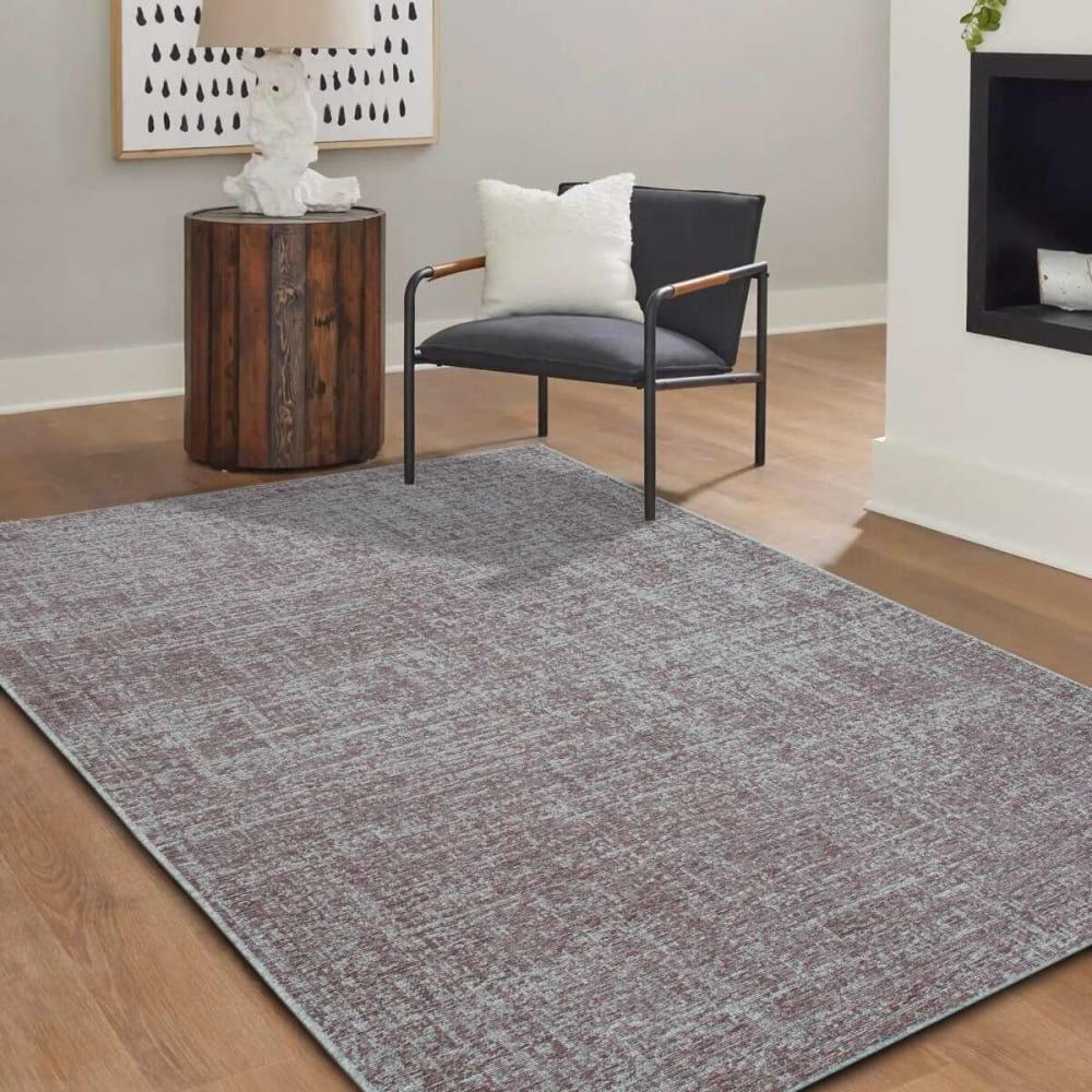 Tapis en laine terracotta et beige 160x230 — vue 3