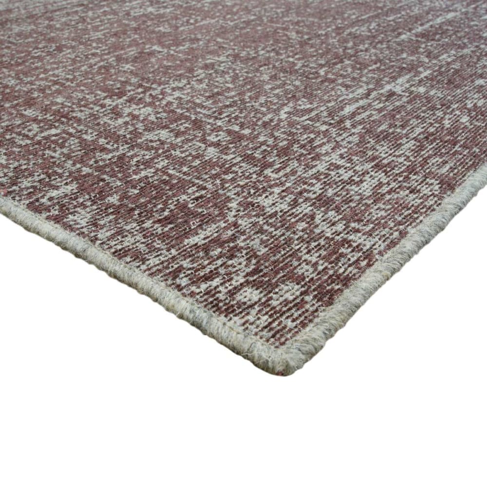 Tapis en laine terracotta et beige 160x230 — vue 4