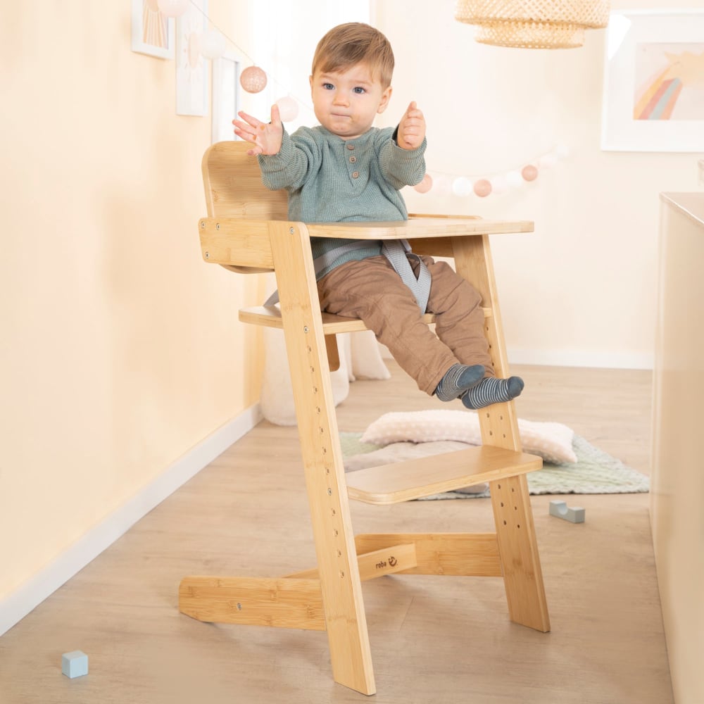 Hochstuhl mitwachsend FSC®-Bambus natur - Maisons Du Monde