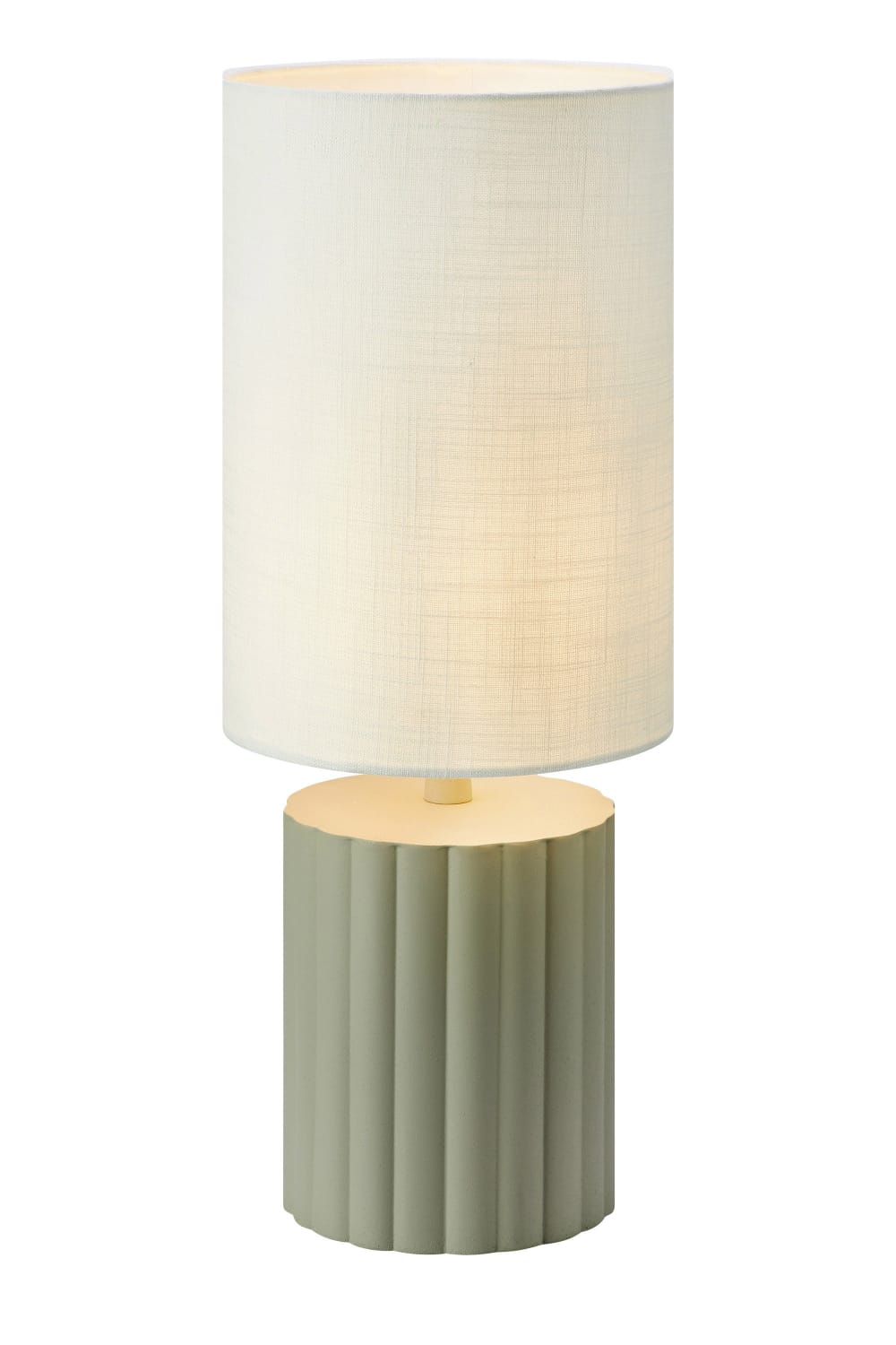 Lampe de table 1xE27 blanc et gris
