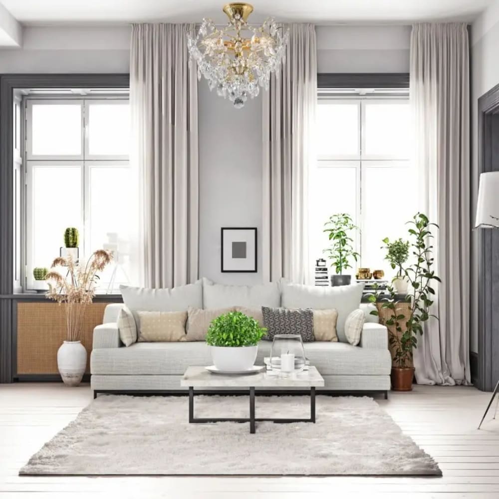 Plafonnier 3xE14 doré et transparent - Maisons du Monde