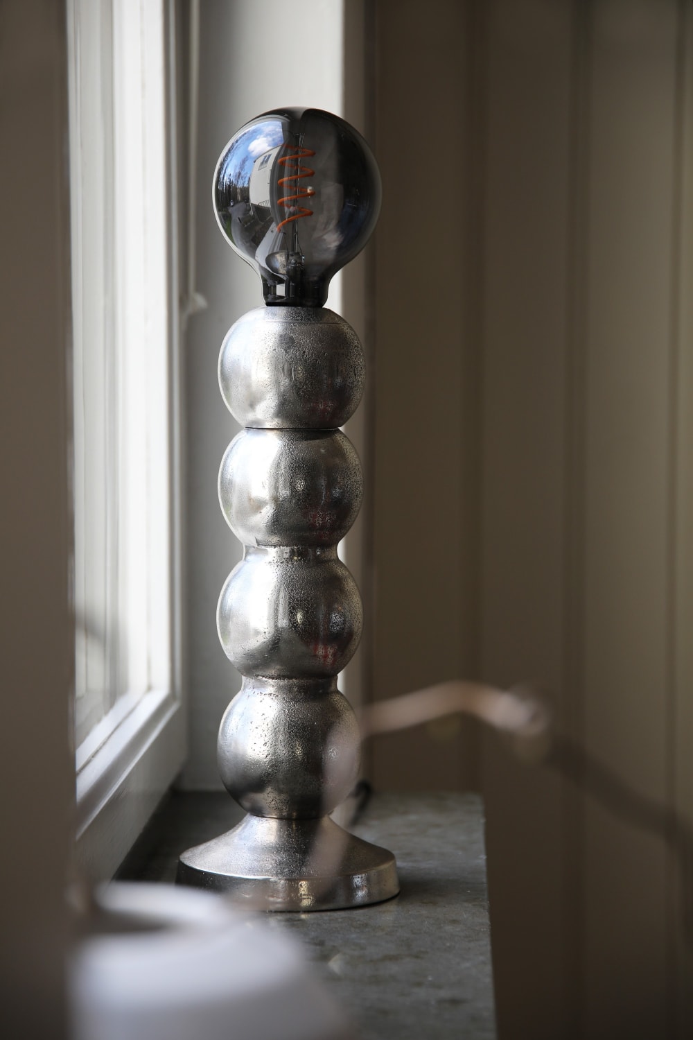 Lampe de table 1xE27 argenté — vue 3