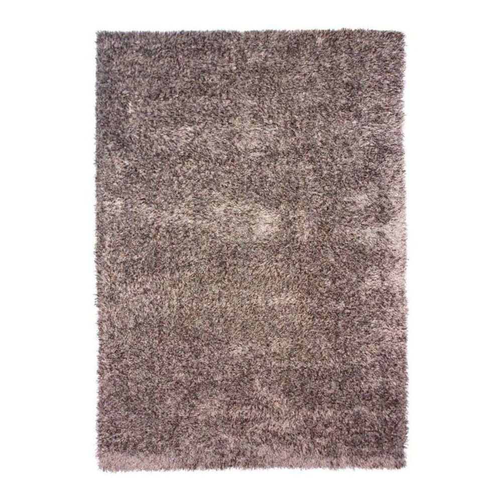 Langflorteppich mit wollähnlichem Griff Beige 190x200 - Maisons