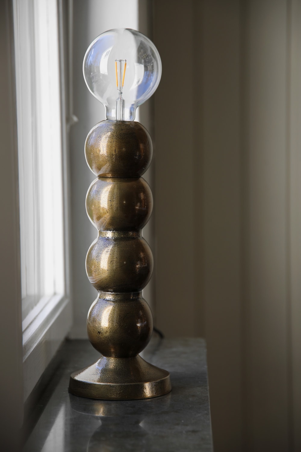 Lampe de table 1xE27 doré — vue 3