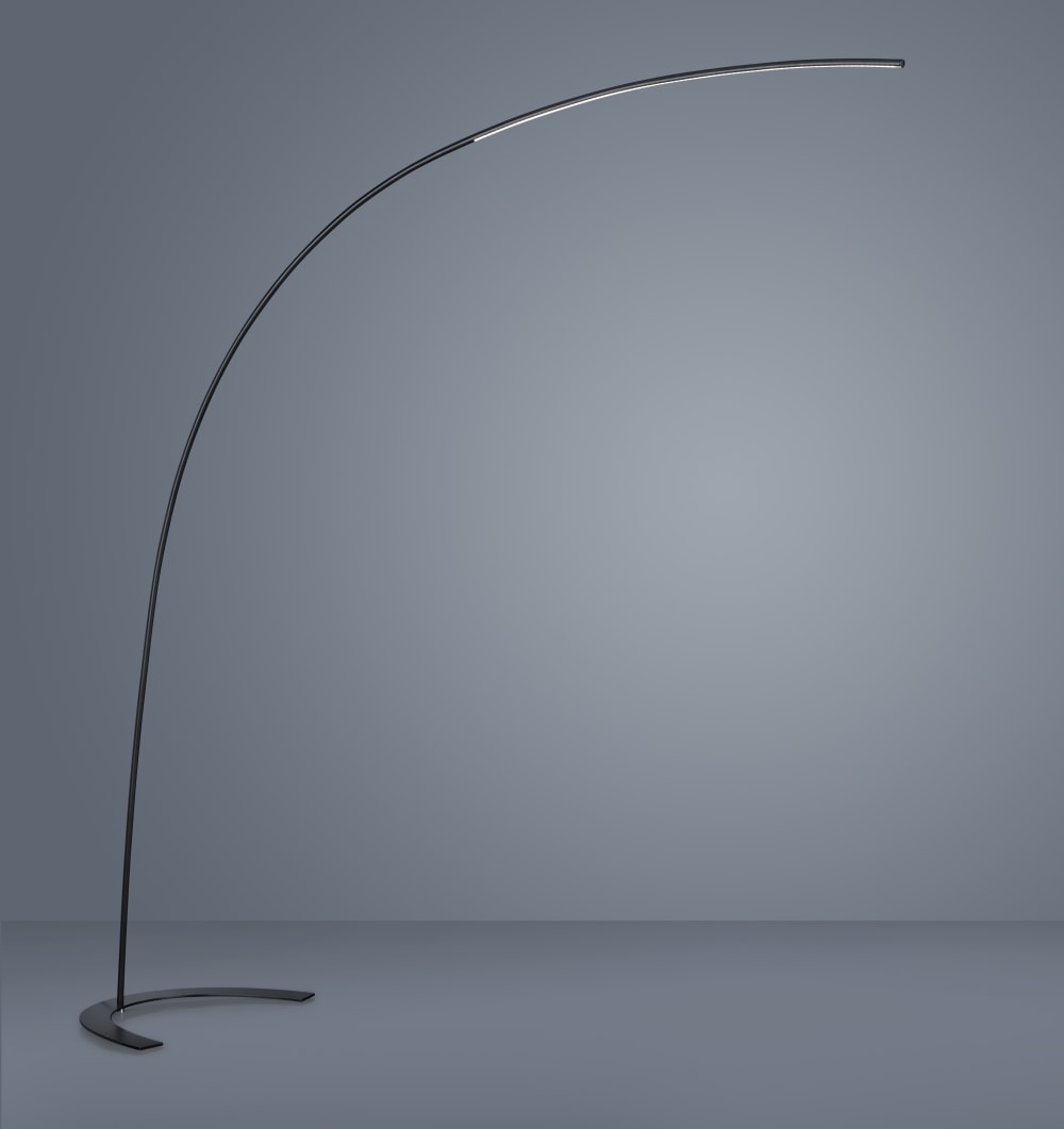 Lampadaire Led noir — vue 3