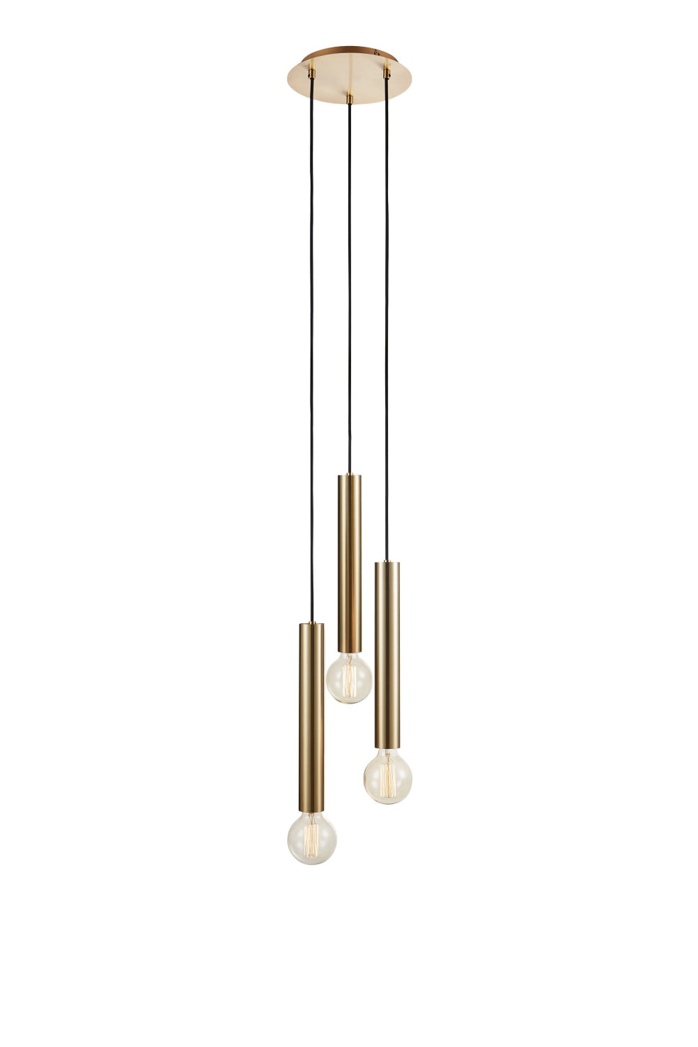 suspension 3xE27 laiton