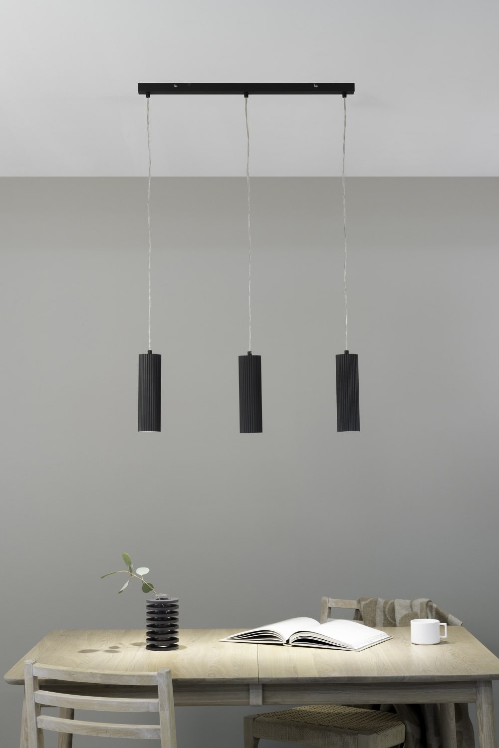 Suspension 3xGU10 gris foncé — vue 3