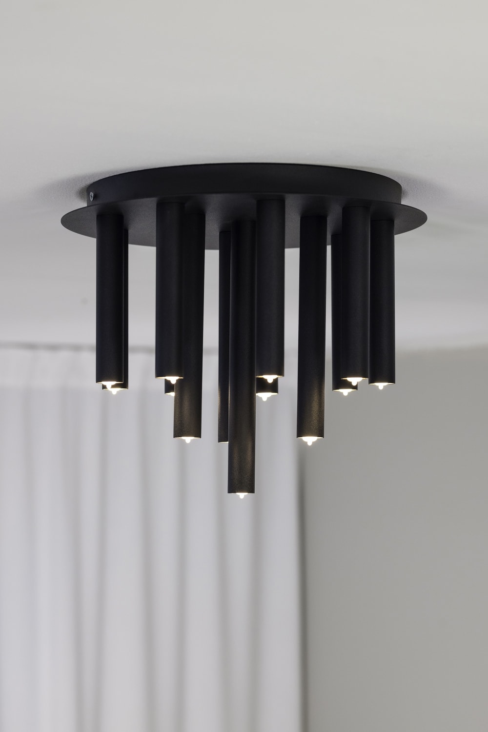 Plafonnier 13xG9 noir — vue 3