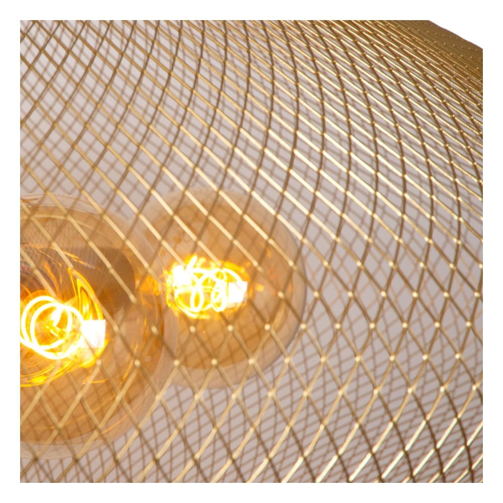 Suspension métal 3 lumières or mat 85 cm — vue 4