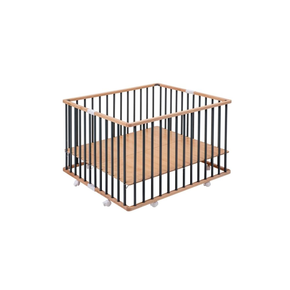 Parc+Pliant+Carre+Gaby+-+Hybride+Kaki+pour+Bebe