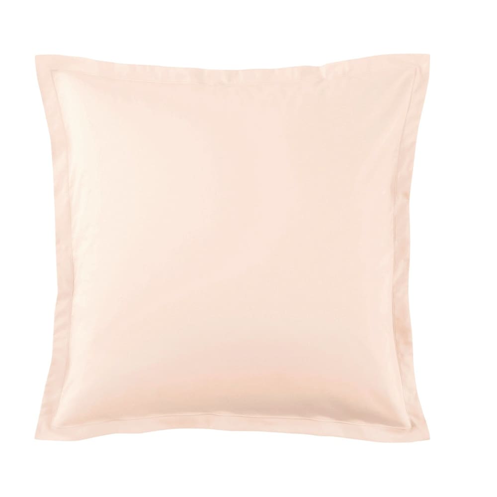 Taie d'oreiller satin poudre 65x65 cm Taie d'oreiller satin poudre 65x65 cm