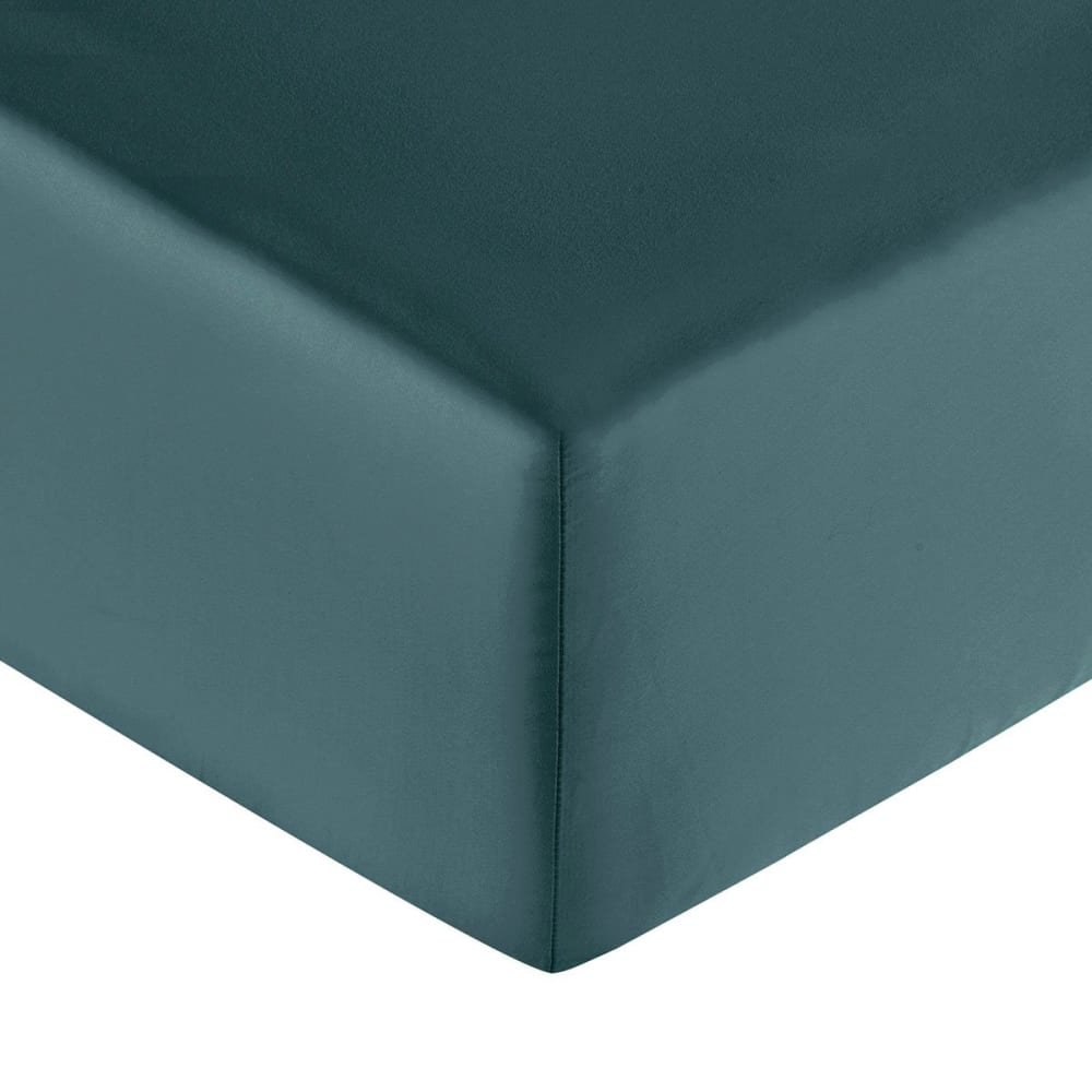 drap housse satin minéral