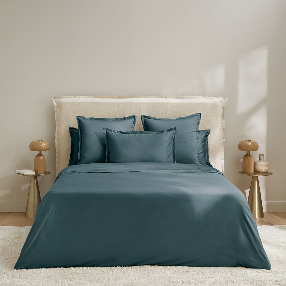 Drap housse satin minéral 160x200 cm — vue 3