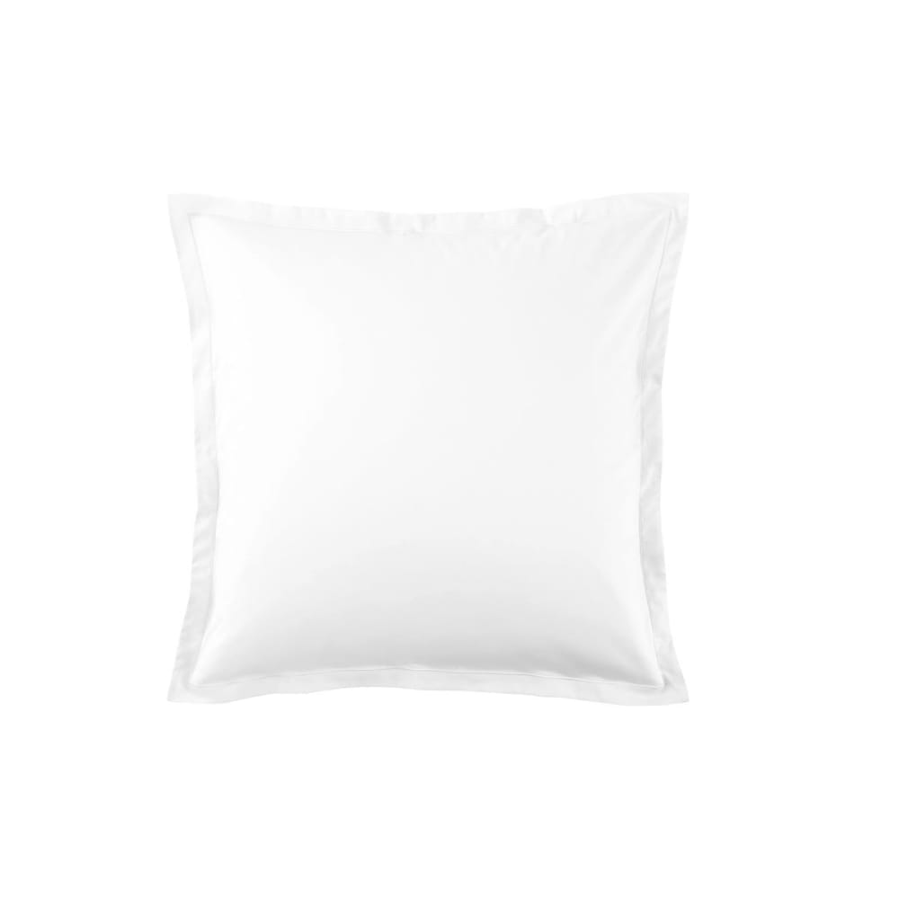 Taie d'oreiller coton colombe 65x65 cm