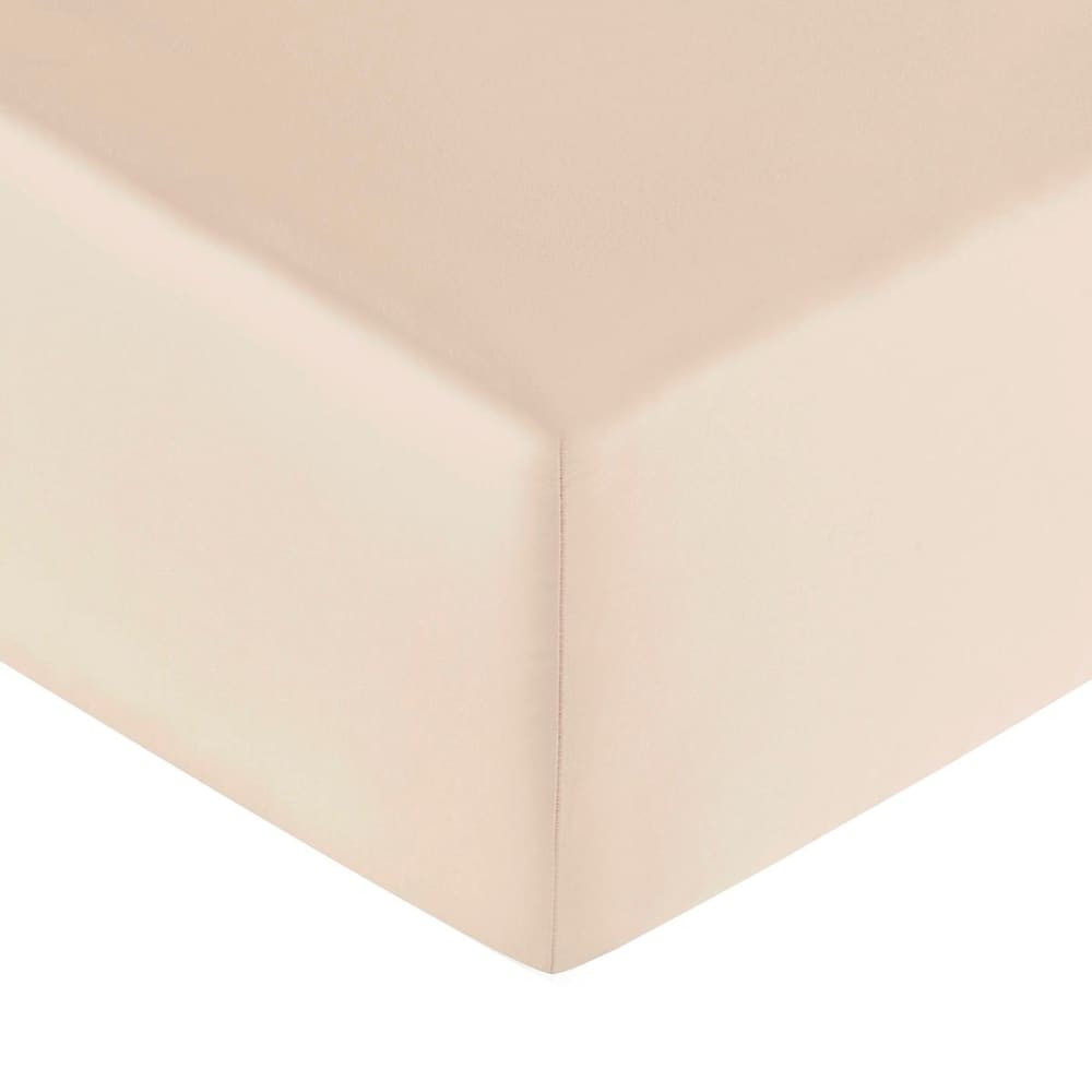 Drap housse satin poudre