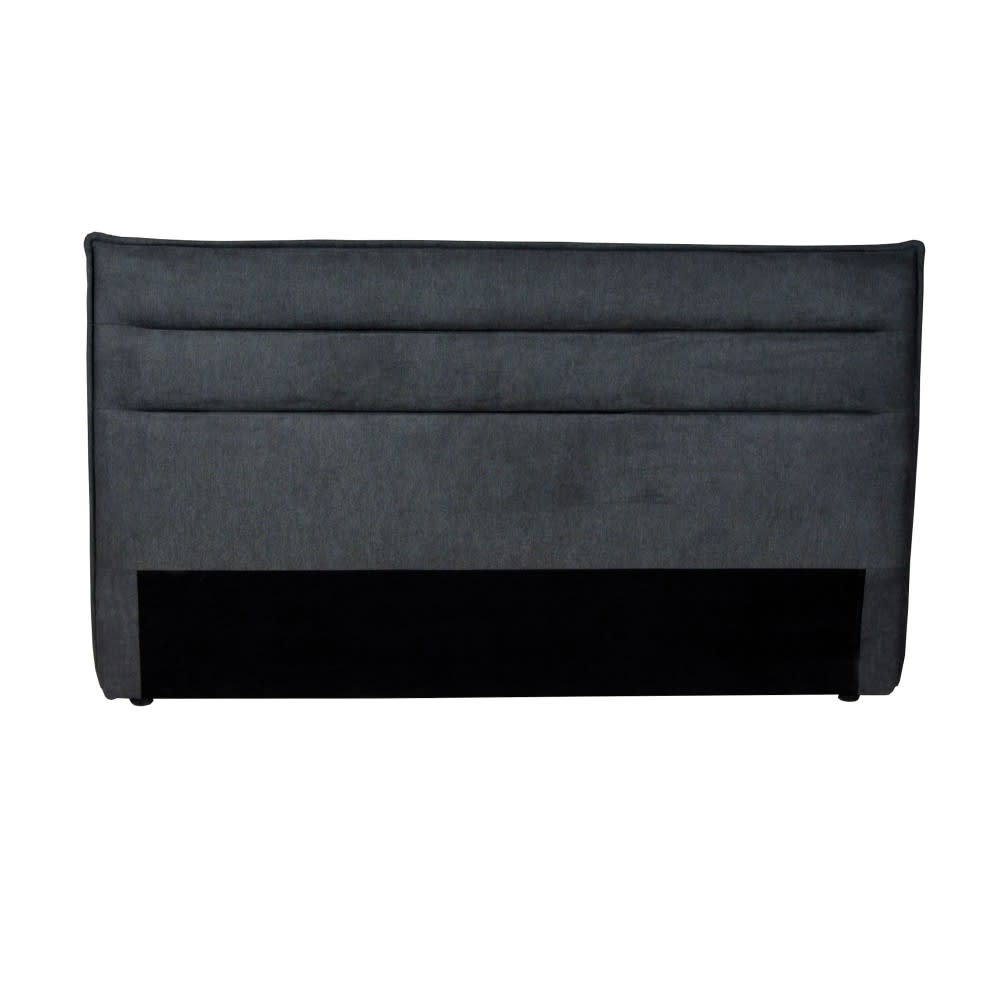 Tête de lit en tissu 140 et 160 cm gris foncé