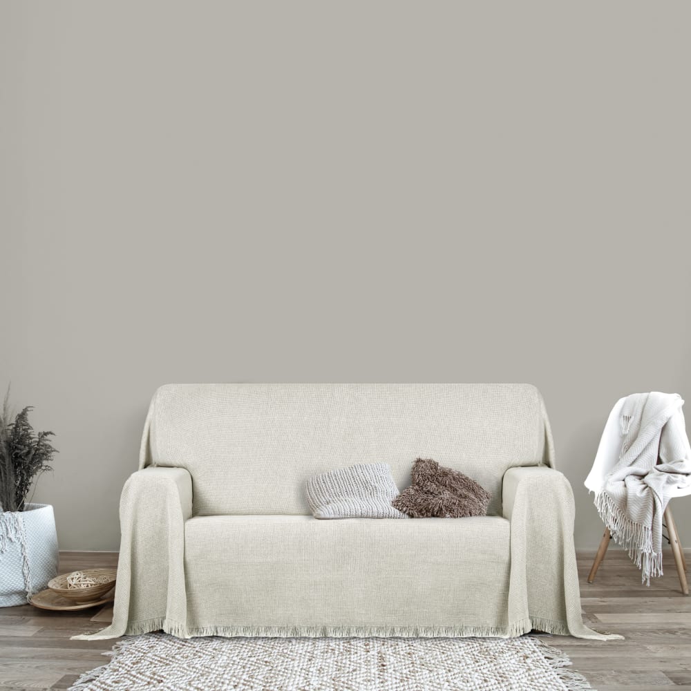 Plaid 3 places lin 230 cm (mesures comptant les franges) — vue 3