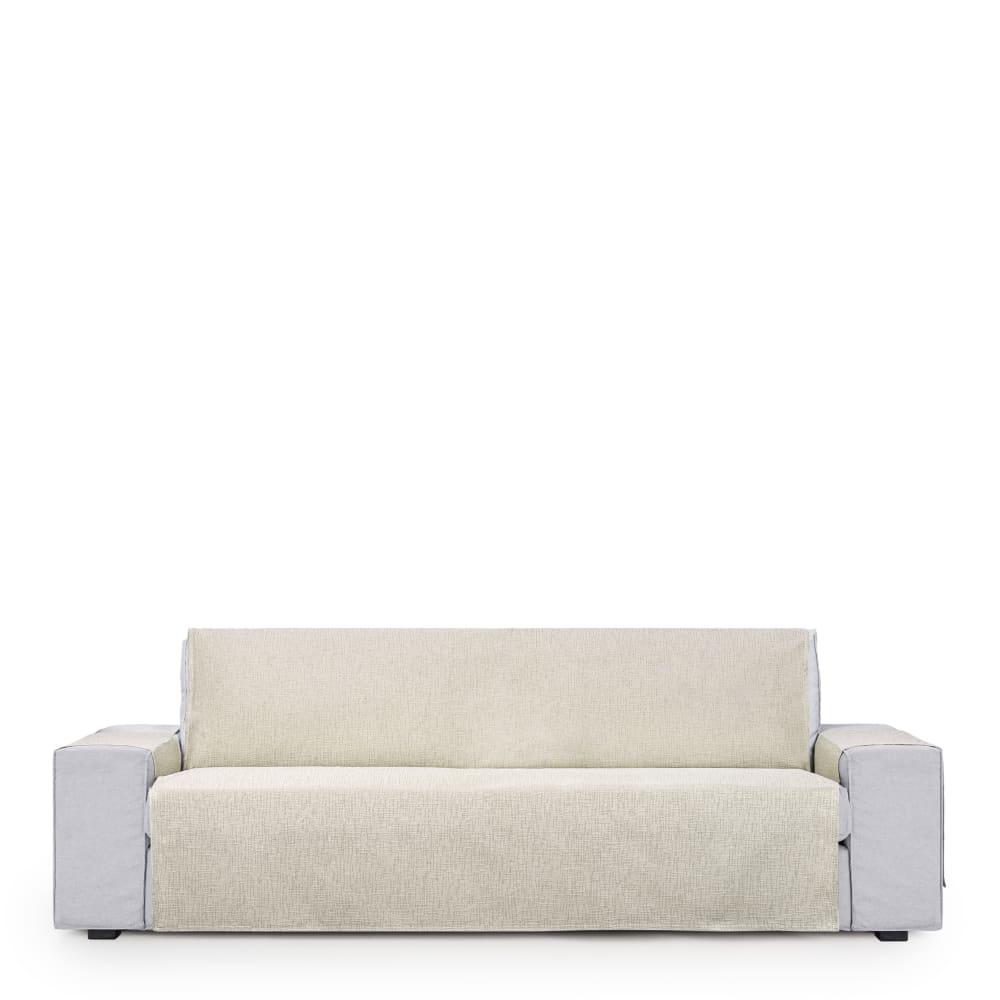 Housse de canapé hydrofuge 3 places écru 155 cm