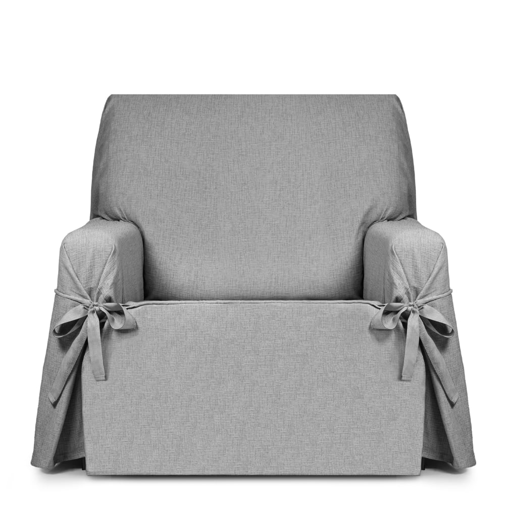 Eysa Sesselbezug wasserdicht mit Bändern 80-120 cm, BeigeGrau Beige Baumwolle
