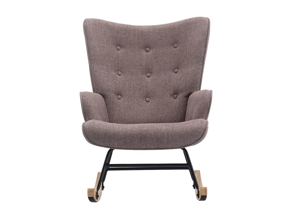 Rocking chair polyester taupe