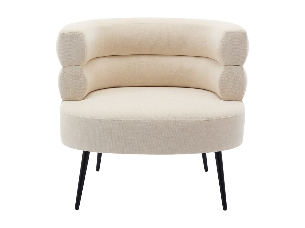 fauteuil droit  beige